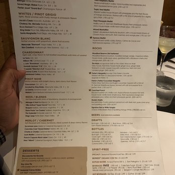 Bonefish Grill - Drink menu - Seafood Near Me - Lake Worth, Florida