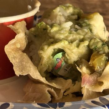 Chipotle Mexican Grill - Avocado sticker in my daughters veggie burrito - Fast Food Near Me - Winchester, California Chipotle Mexican Grill - Avocado sticker in my daughters veggie burrito - Fast Food Near Me - Winchester, California