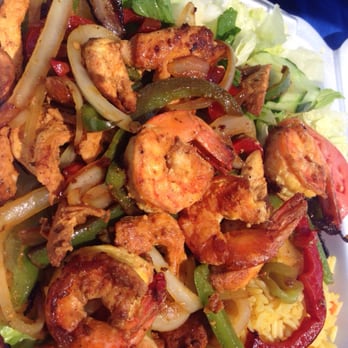 Silvestre Chicken - Chicken and shrimp with salad and arrrrrrrroz ( I rrrrrrrrolled my tongue) - Latin American Near Me - Suitland, Maryland Silvestre Chicken - Chicken and shrimp with salad and arrrrrrrroz ( I rrrrrrrrolled my tongue) - Latin American Near Me - Suitland, Maryland