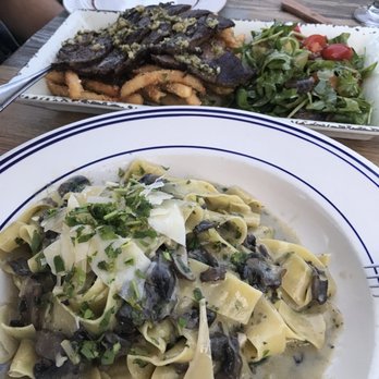 Sagra Pizza Bar - Mushroom pasta special and steak. - Pizza Near Me - Miami, Florida Sagra Pizza Bar - Mushroom pasta special and steak. - Pizza Near Me - Miami, Florida