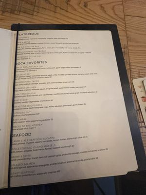 Menu photo 1 Boca Sarasota, FL