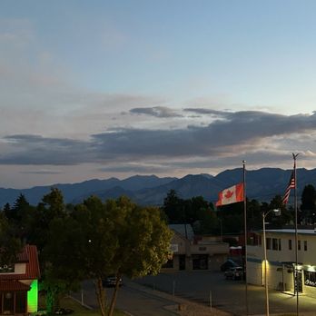 The Lewis & Clark Motel - View from my Room; what a view. Canadian and US flags flying. God Bless us All. - Hotels Near Me - Bozeman, Montana The Lewis & Clark Motel - View from my Room; what a view. Canadian and US flags flying. God Bless us All. - Hotels Near Me - Bozeman, Montana