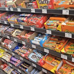 Good selection of snacks.