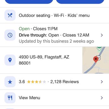 McDonald's - Location of establishment - Burgers Near Me - Flagstaff, Arizona McDonald's - Location of establishment - Burgers Near Me - Flagstaff, Arizona