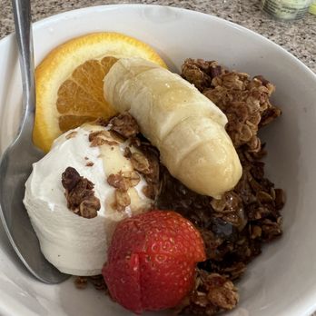 Salmon Creek Cafe - Kid's Granola Bowl - Breakfast & Brunch Near Me - Burien, Washington Salmon Creek Cafe - Kid's Granola Bowl - Breakfast & Brunch Near Me - Burien, Washington