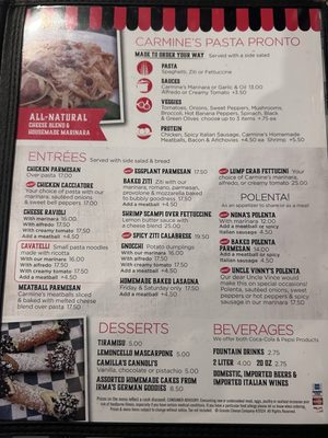 Menu photo 2 Carmine’s Pizza & Pasta Latrobe, PA