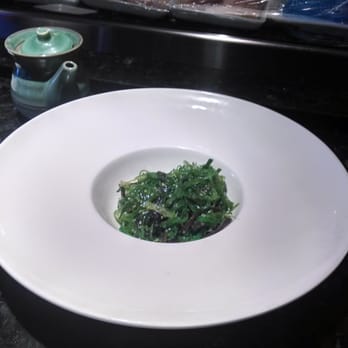 Sogo Japanese Steakhouse - The seaweed salad. Soy sauce pot for scale. Thank good they didn't sauce or sprinkle dried parsley on the bowl rim. - Japanese Near Me - Webster, New York Sogo Japanese Steakhouse - The seaweed salad. Soy sauce pot for scale. Thank good they didn't sauce or sprinkle dried parsley on the bowl rim. - Japanese Near Me - Webster, New York