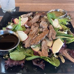 Narrow Bar - Awesome salad with steak added!!!