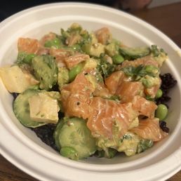 Yuzu Salmon Poke Bowl Yuzu Salmon Poke Bowl