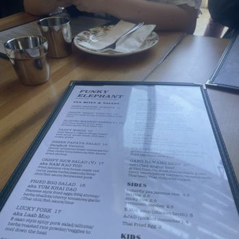 Funky Elephant - menu - Thai Near Me - Berkeley, California Funky Elephant - menu - Thai Near Me - Berkeley, California