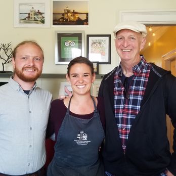 East Brother Light Station - Our wonderful innkeepers Che and Jillian (me on right). - Bed & Breakfast Near Me - Richmond, California East Brother Light Station - Our wonderful innkeepers Che and Jillian (me on right). - Bed & Breakfast Near Me - Richmond, California
