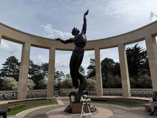 Time Capsule at Normandy American Cemetery and Memorial by null