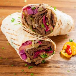 Beef Donair Wrap
