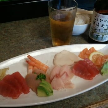 Yume - Sashimi and Echigo Koshihikari beer. - Japanese Near Me - Lodi, California Yume - Sashimi and Echigo Koshihikari beer. - Japanese Near Me - Lodi, California