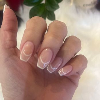 New Style Nail Spa - I asked for white tip - but different style - amazing! - Nail Salons Near Me - Henderson, Nevada New Style Nail Spa - I asked for white tip - but different style - amazing! - Nail Salons Near Me - Henderson, Nevada