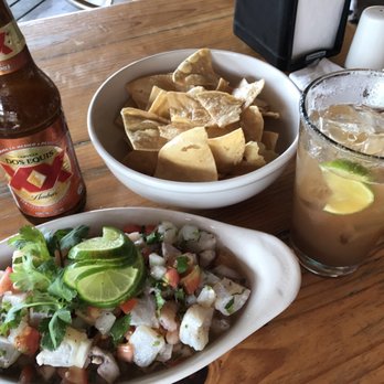 Paprika - Tamarind margarita & ceviche mixto - Mexican Near Me - Cozumel, ROO
