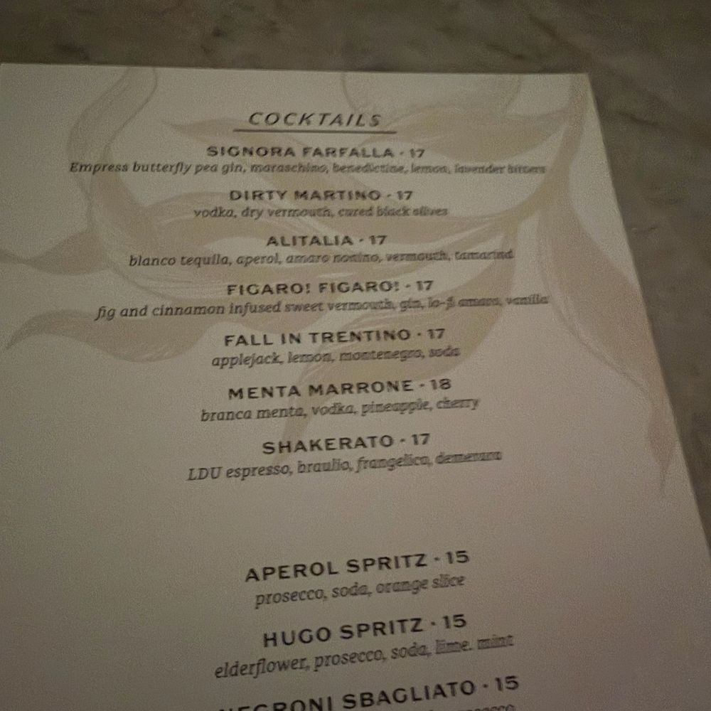 Via Triozzi - Menu - Italian Near Me - Dallas, Texas Via Triozzi - Menu - Italian Near Me - Dallas, Texas