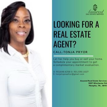Tonja Pryor-Assured Real Estate Services - Real Estate Agents Near Me - Memphis, Tennessee Tonja Pryor-Assured Real Estate Services - Real Estate Agents Near Me - Memphis, Tennessee