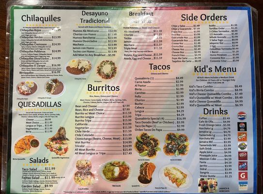 Menu photo 2 El Zarape Mexican Restaurant Las Vegas, NV Menu photo 2 El Zarape Mexican Restaurant Las Vegas, NV