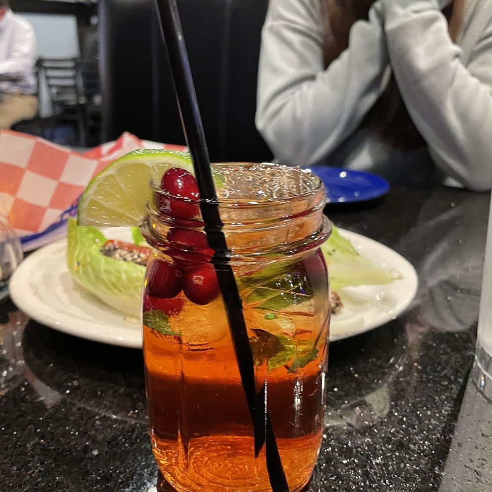 Atomic Seafood & Bar - Cran-Apple Mohito - Seafood Near Me - Lusby, Maryland