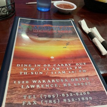 Acapulco Mexican Grill - Hours & Location - Mexican Near Me - Lawrence, Kansas