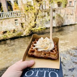 Otto Waffle Atelier - Nice view with my healthy waffle! lol