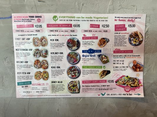 Menu photo 2 Spitz - Park City Park City, UT