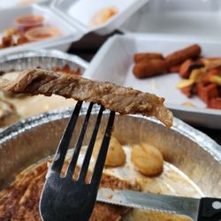Don Camaron Seafood Restaurant - Medium rare Ribeye