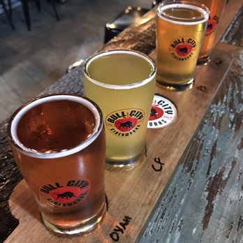 Bull City Ciderworks-Durham - $10 cider flight - Breweries Near Me - Durham, North Carolina