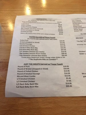 Menu photo 2 Sticks BBQ Mandeville, LA Menu photo 2 Sticks BBQ Mandeville, LA