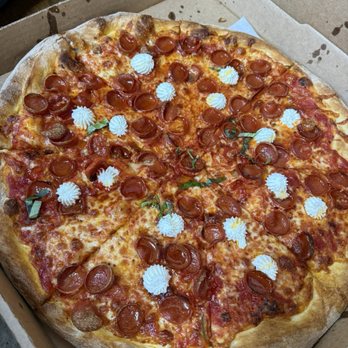 Pizza By Yandys - Hot honey pepperoni with ricotta.  Very good and no complaints at all. - Pizza Near Me - Atlanta, Georgia