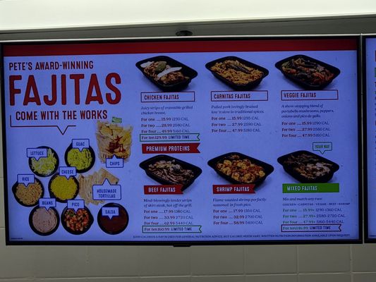 Menu photo 2 Fajita Pete's - Frisco Frisco, TX Menu photo 2 Fajita Pete's - Frisco Frisco, TX