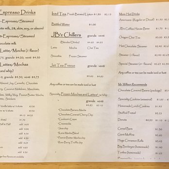 Jumpin' Beanz Coffee House - Menu page 2 - Coffee & Tea Near Me - Bryan, Ohio Jumpin' Beanz Coffee House - Menu page 2 - Coffee & Tea Near Me - Bryan, Ohio