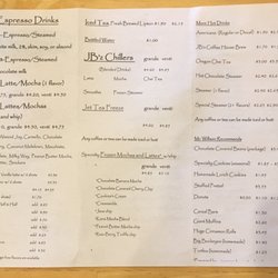 Jumpin' Beanz Coffee House - Menu page 2