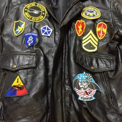 De Leon Express Tailoring - Those patches are ready to be sewed on the motorcycle jacket..!!
