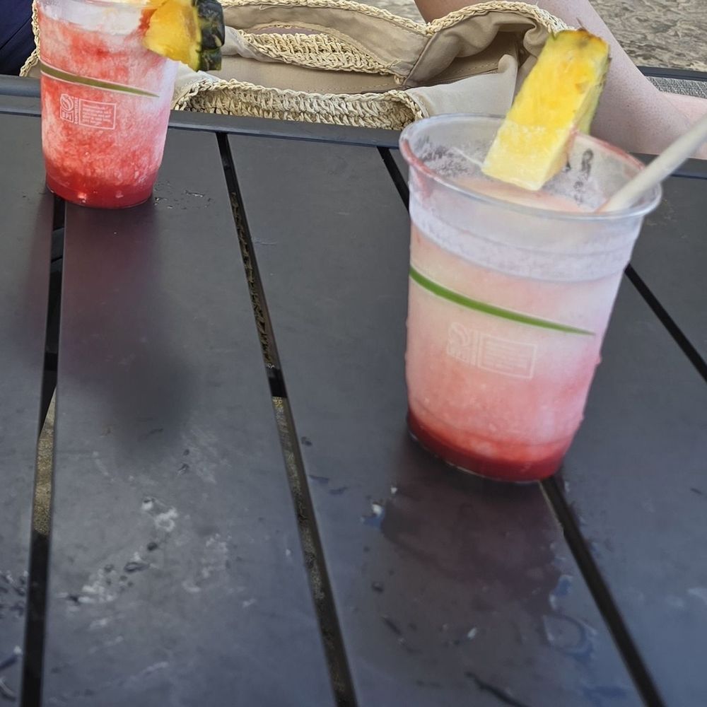 The Crooked Surf - Pina Colada with a Strawberry Lava Flow - Cocktail Bars Near Me - Kapaa, Hawaii The Crooked Surf - Pina Colada with a Strawberry Lava Flow - Cocktail Bars Near Me - Kapaa, Hawaii