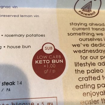 TownHall - Keto bun? YES please! - New American Near Me - Cleveland, Ohio