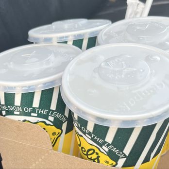 Del's Lemonade - Tray of lemonades - Juice Bars & Smoothies Near Me - East Providence, Rhode Island Del's Lemonade - Tray of lemonades - Juice Bars & Smoothies Near Me - East Providence, Rhode Island