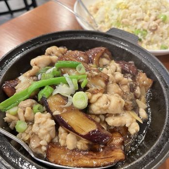 LoafHK Bakery - Salted egg diced chicken eggplant claypot - Bakeries Near Me - San Francisco, California