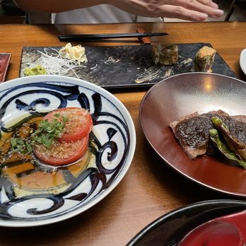 Nare Sushi - Warm tomato dish and Wagyu dish - Sushi Bars Near Me - New York, New York Nare Sushi - Warm tomato dish and Wagyu dish - Sushi Bars Near Me - New York, New York