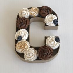Cutie Cakes - Monogram Mini Cupcakes
