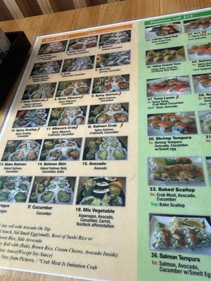 Menu photo 1 Roll Roll Los Angeles, CA