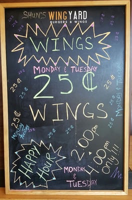 Menu photo 2 Shun's Wingyard Newnan, GA Menu photo 2 Shun's Wingyard Newnan, GA