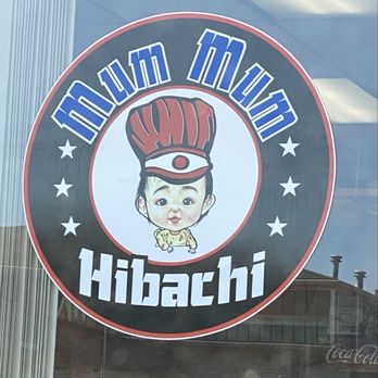 Mum Mum Hibachi - Front window sign - Japanese Near Me - Circleville, Ohio