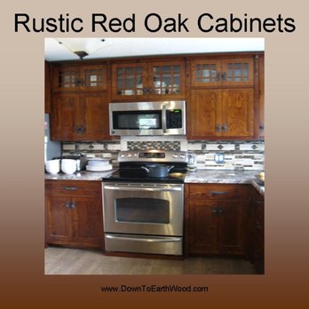 Down To Earth Wood - Rustic Red Oak Custom Kitchen Cabinets by DownToEarthWood.com - Furniture Stores Near Me - Pine River, Minnesota Down To Earth Wood - Rustic Red Oak Custom Kitchen Cabinets by DownToEarthWood.com - Furniture Stores Near Me - Pine River, Minnesota