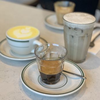 On & Off - a cup of coffee and a cup of cappuccino - Desserts Near Me - Coquitlam, British Columbia On & Off - a cup of coffee and a cup of cappuccino - Desserts Near Me - Coquitlam, British Columbia