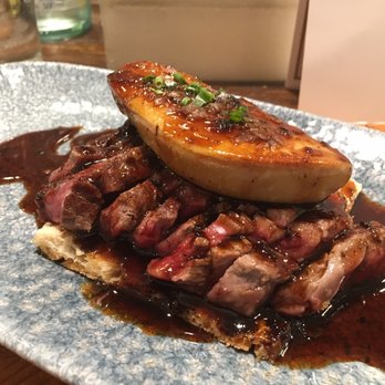 Cañete - Foie gras on top of steak - Tapas/Small Plates Near Me - Barcelona, B