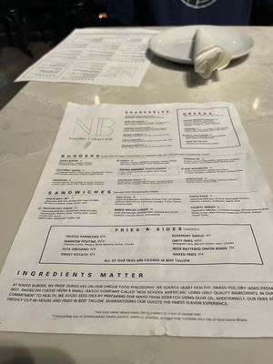 Menu photo 5 Naked Burger Clinton Township, MI