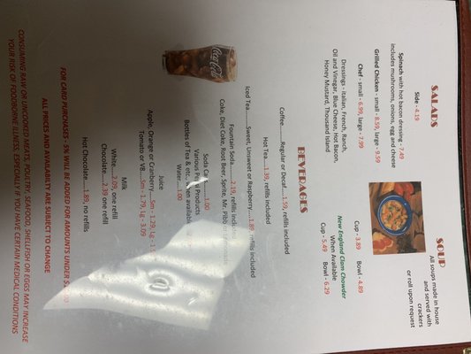 Menu photo 1 Country Fork Hughesville, PA