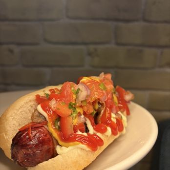 Hanghart - Sonoran hot dog - Bars Near Me - Austin, Texas Hanghart - Sonoran hot dog - Bars Near Me - Austin, Texas